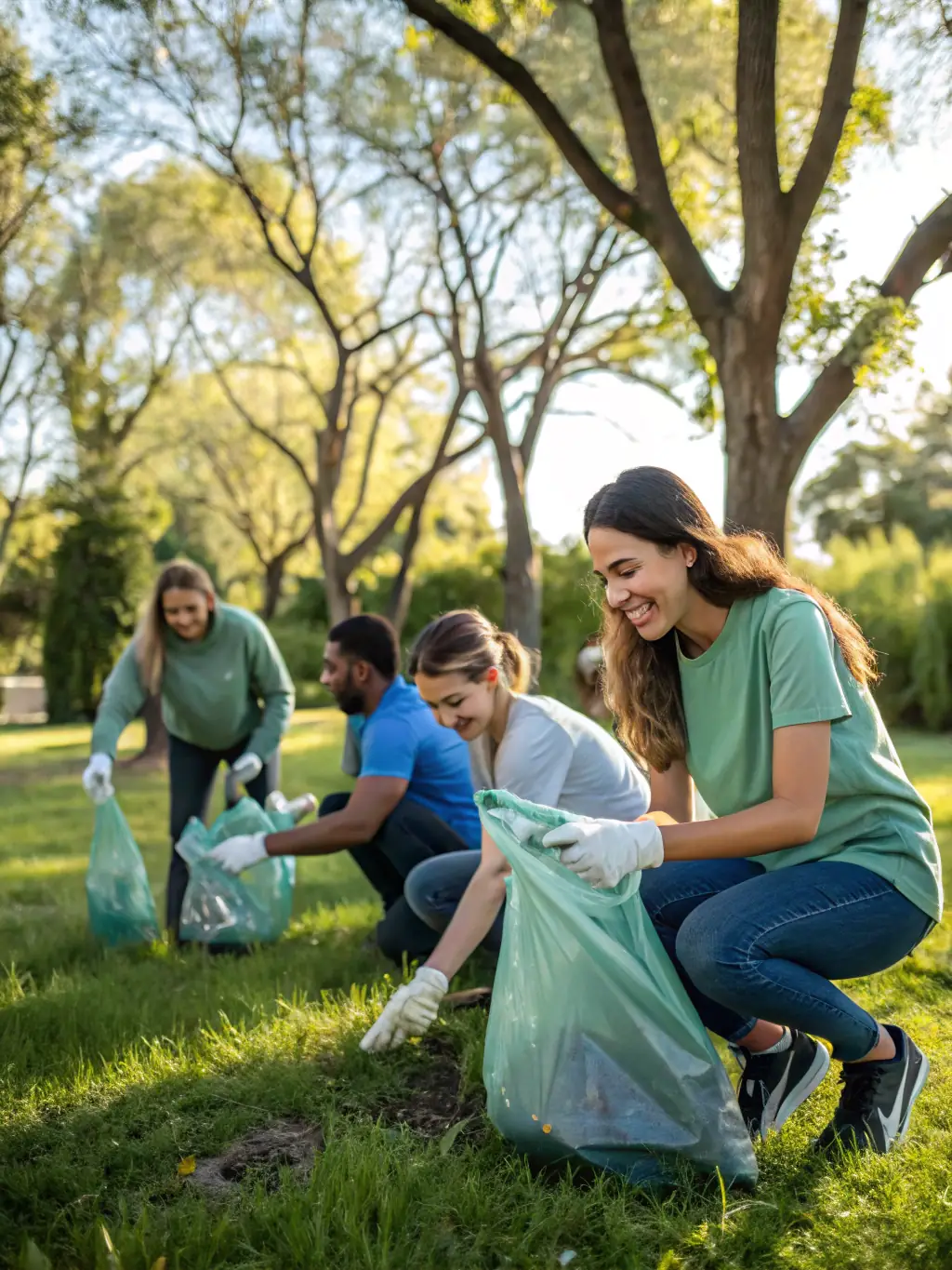 A heartwarming photo of a community cleanup event organized by CPELD, highlighting the organization's commitment to environmental stewardship.
